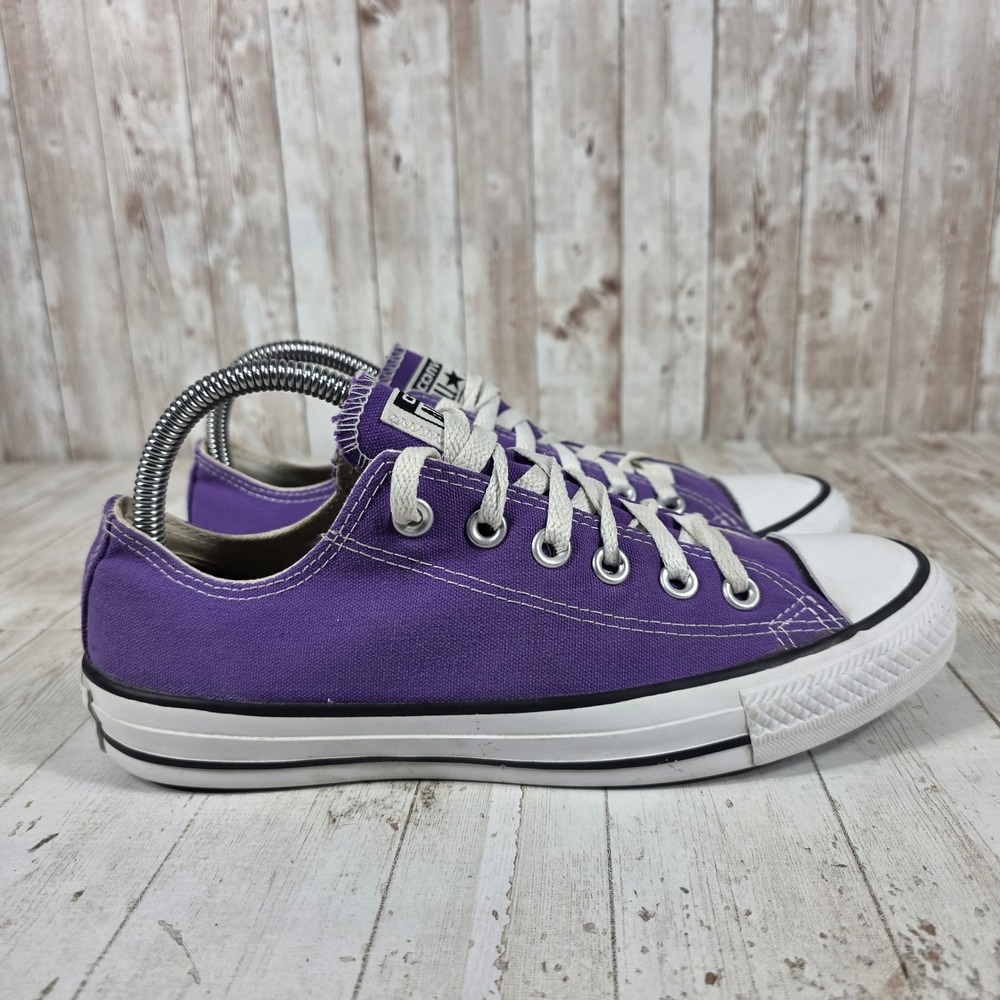 Converse Purple Low Top Sneakers